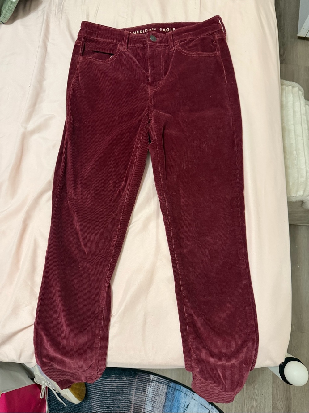American Eagle Outfitters Men's Corduroy Pants in Wine